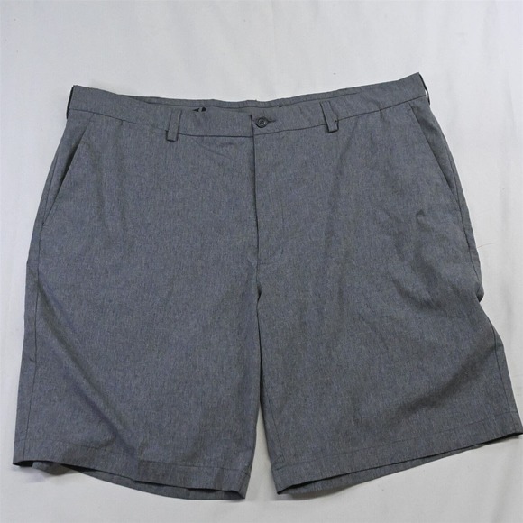 Grand Slam 42 x 10" Gray‎ Flat Front Golf Tech Performance Shorts - Picture 1 of 5